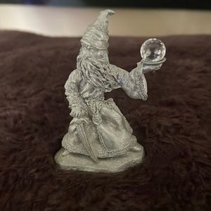 Vintage Pewter Wizard Spoontiques